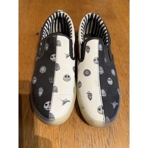 Disney Nightmare Before Christmas Jack Skellington‎ Slip On Shoes Men's 10